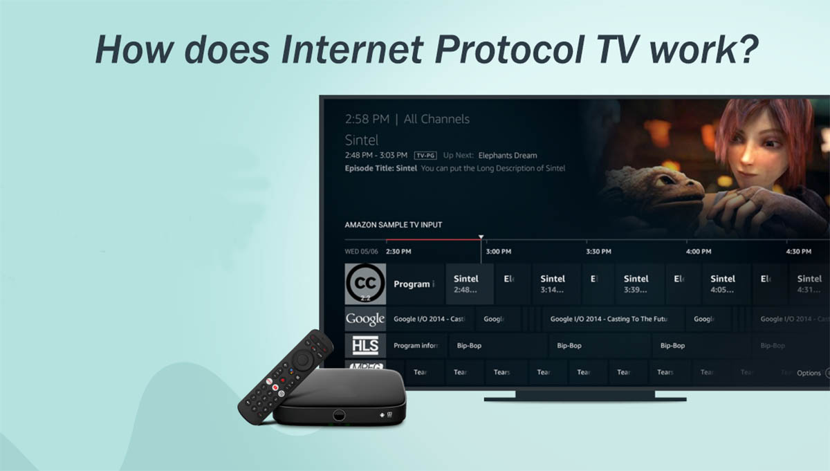 How does Internet Protocol TV work